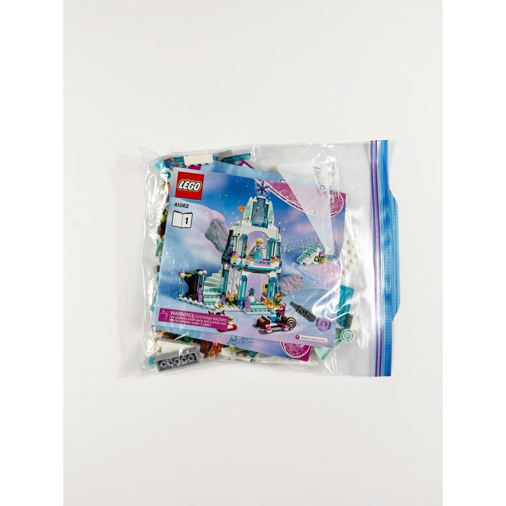 LEGO Disney Princess 41062 Elsa’s Sparkling Ice Castle Complete 292-Piece Set - Picture 4 of 4